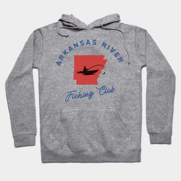 Arkansas River Fishing Club Hoodie by Crossbar Apparel